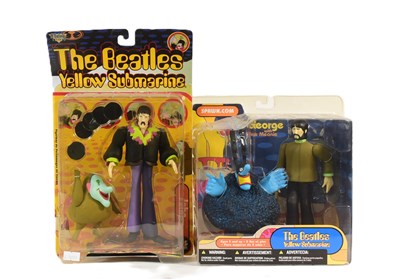 Lot 482 - THE BEATLES - X2 MCFARLANE TOYS BEATLES FIGURINES