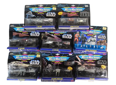 Lot 483 - STAR WARS - COLLECTION OF MICRO MACHINES STAR WARS PLAYSETS