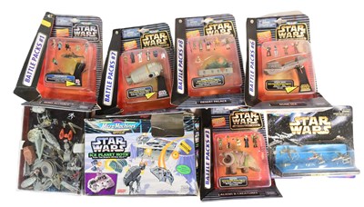 Lot 496 - STAR WARS - GALOOB MICRO MACHINES STAR WARS PLAYSETS