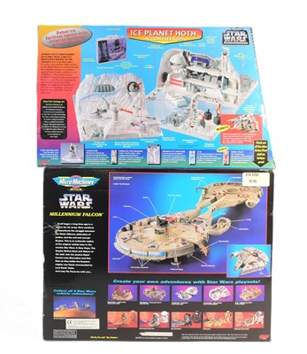 Lot 597 - STAR WARS - X2 VINTAGE GALOOB MICRO MACHINES STAR WARS PLAYSETS