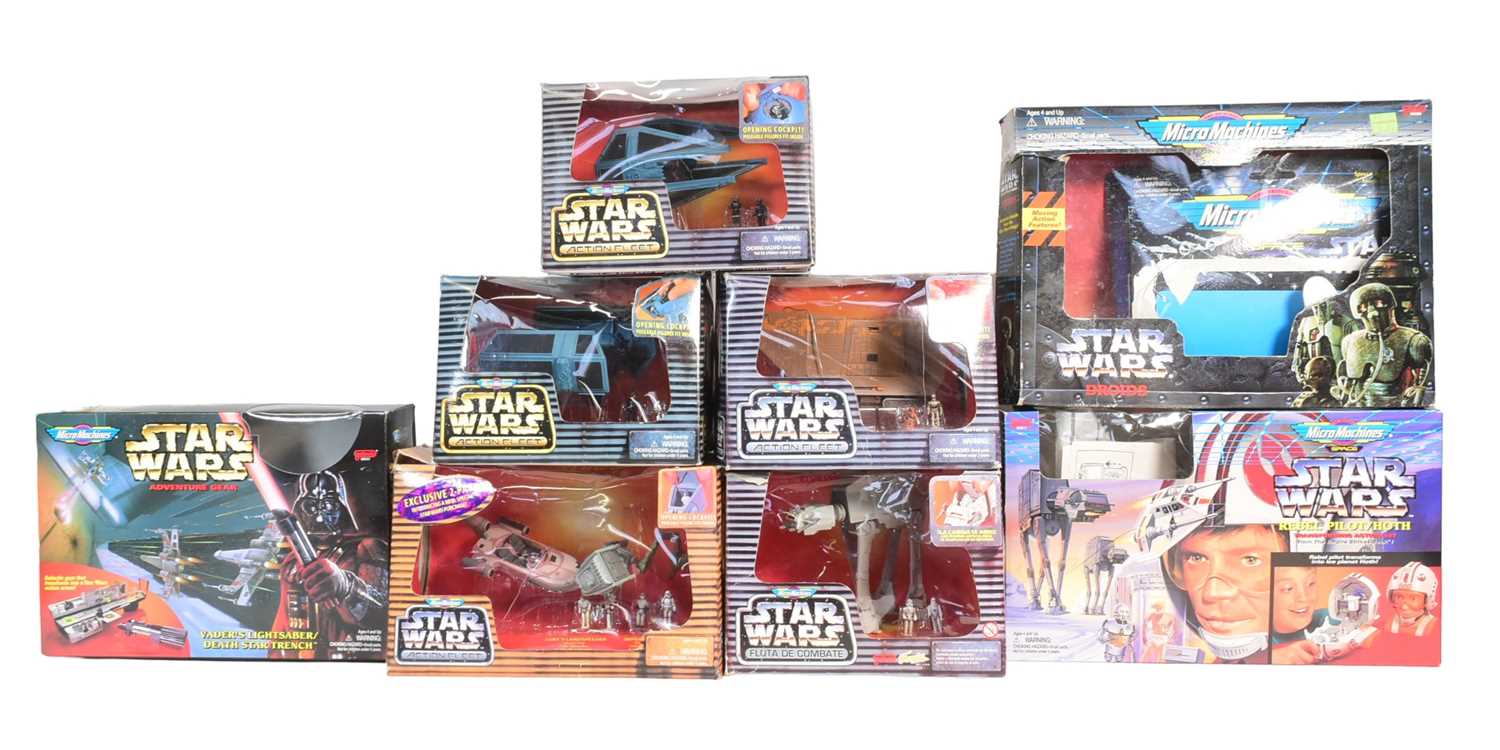 Lot 501 - STAR WARS - COLLECTION OF GALOOB MICRO MACHINES PLAYSETS