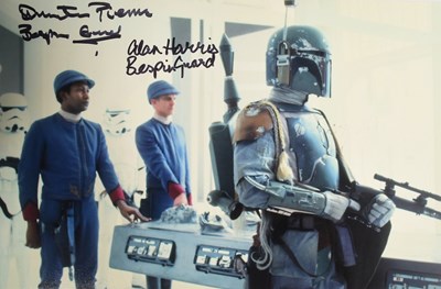 Lot 185 - STAR WARS - EMPIRE STRIKES BACK - MULTI-SIGNED 8X12" PHOTO