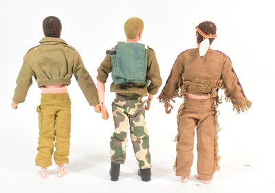 Lot 603 - ACTION MAN - X3 VINTAGE PALITOY ACTION MAN FIGURES