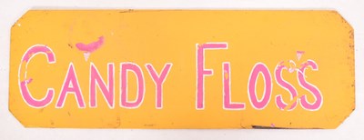 Lot 405 - THREE VINTAGE FUNFAIR GAMES & FOOD ADVERTISING SIGNS