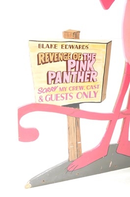 Lot 3 - REVENGE OF THE PINK PANTHER (1978) - PRODUCTION MADE SIGN