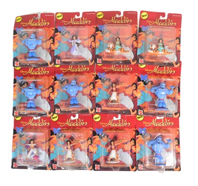 Lot 688 - ALADDIN - X12 MATTEL CARDED ALADDIN FIGURES
