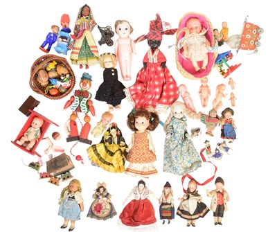 Lot 230 - DOLLS - COLLECTION OF 20TH CENTURY MINIATURE DOLLS