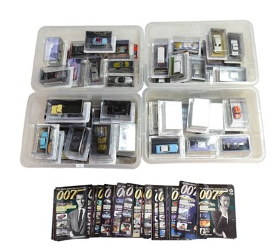 Lot 100 - DIECAST - COMPLETE COLLECTION OF EAGLE MOSS JAMES BOND DIECAST CARS