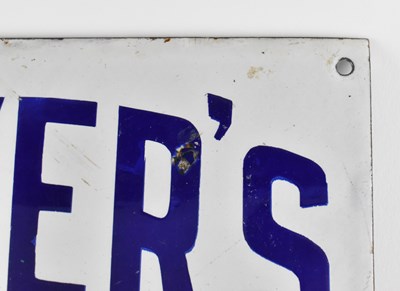 Lot 20 - PLAYER'S NAVY CUT - ENAMEL POINT OF SALE SHOP SIGN