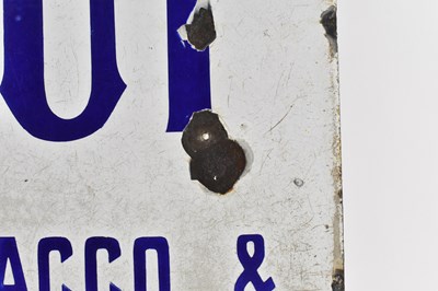 Lot 20 - PLAYER'S NAVY CUT - ENAMEL POINT OF SALE SHOP SIGN