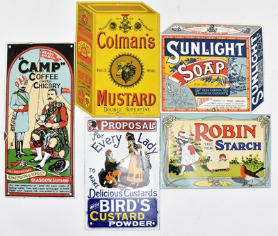 Lot 37 - SELECTION OF REPRODUCTION POINT OF SALE ENAMEL SIGNS