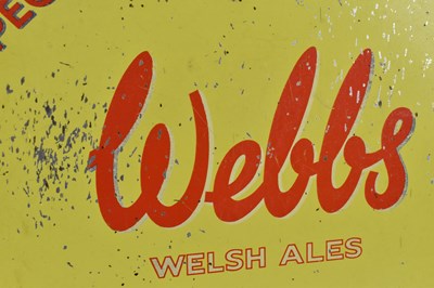 Lot 63 - WELLS - BREWERIANA - TWO PUB ADVERTISING TIN TRAYS