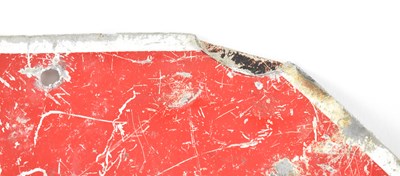 Lot 97 - STOP / SLOW - ALUMINUM ROAD SIGN