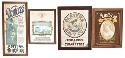Lot 84 - MIXED SELECTION OF PUB ADVERTISING MIRRORS