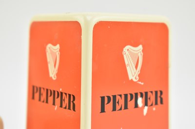 Lot 47 - GUINNESS - MID-CENTURY PLASTIC ADVERTISEMENT CRUET TABLE SET