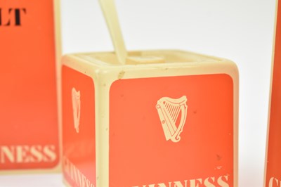 Lot 47 - GUINNESS - MID-CENTURY PLASTIC ADVERTISEMENT CRUET TABLE SET
