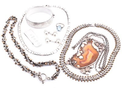 Lot 237 - COLLECTION OF SILVER JEWELLERY