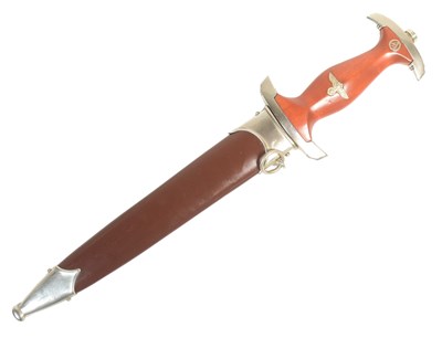 Lot 180 - WWII SECOND WORLD WAR GERMAN SA DAGGER - ROHM INSCRIPTION