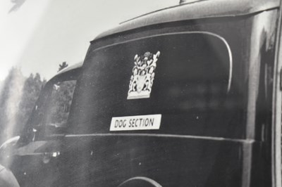 Lot 61 - TWO LARGE BLACK AND WHITE POLICE FORCE PHOTOGRAPHS
