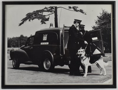 Lot 61 - TWO LARGE BLACK AND WHITE POLICE FORCE PHOTOGRAPHS