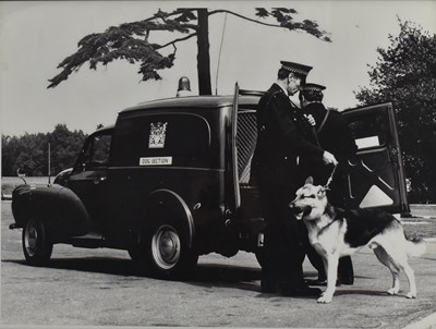 Lot 61 - TWO LARGE BLACK AND WHITE POLICE FORCE PHOTOGRAPHS