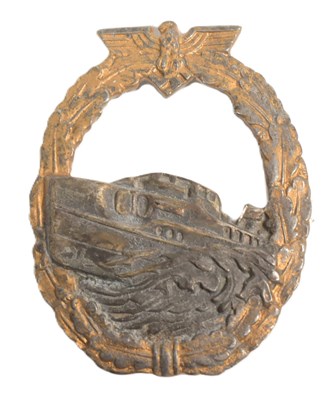 Lot 349 - WWII SECOND WORLD WAR GERMAN KRIEGSMARINE S-BOAT BADGE