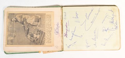 Lot 16 - CRICKET - 1950S AUTOGRAPH ALBUM FILLEDWITH CRICKET SIGNATURES