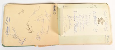 Lot 16 - CRICKET - 1950S AUTOGRAPH ALBUM FILLEDWITH CRICKET SIGNATURES