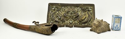 Lot 289 - COLLECTION OF FOUR CHINESE, TIBETAN AND JAPANESE PIECES