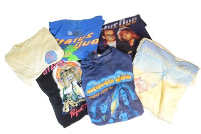 Lot 211 - STATUS QUO BAND VINTAGE CONCERT TOUR TSHIRTS