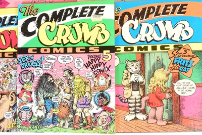 Lot 255 - COMICS - ROBERT CRUMB ARTIST COMIC BOOKS & CARDS