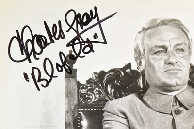 Lot 22 - JAMES BOND 007 - CHARLES GRAY - DIAMONDS ARE FOREVER - RARE SIGNED 8X10"