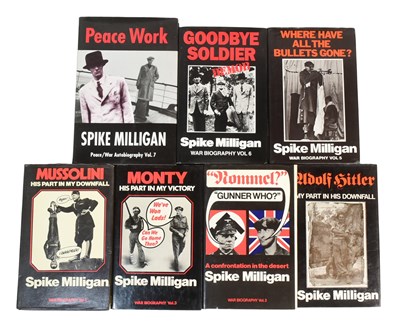 Lot 206 - SPIKE MILLIGAN COMEDIAN WAR BIOGRAPHY BOOKS