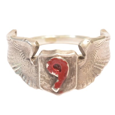 Lot 171 - WWII SECOND WORLD WAR US 9TH AIR FORCE PILOTS RING