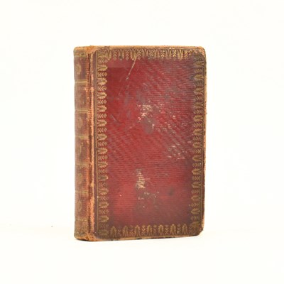 Lot 226 - 1826 FRENCH ALMANACH DES DAMES FULL RED STRAIGHT GRAIN MOROCCO BINDING