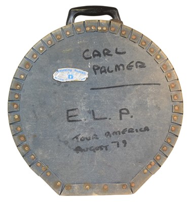 Lot 114 - MUSIC MEMORABILIA - EMERSON, LAKE & PALMER - CARL PALMER DRUM CASE 1970S