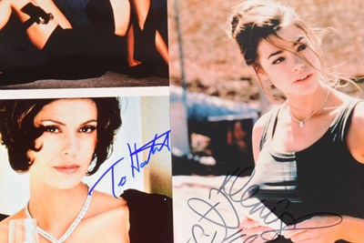 Lot 238 - JAMES BOND 007 - BOND GIRLS - COLLECTION OF AUTOGRAPHS