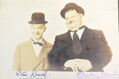 Lot 7 - STAN LAUREL (LAUREL & HARDY) - VINTAGE AUTOGRAPHED PHOTOGRAPH
