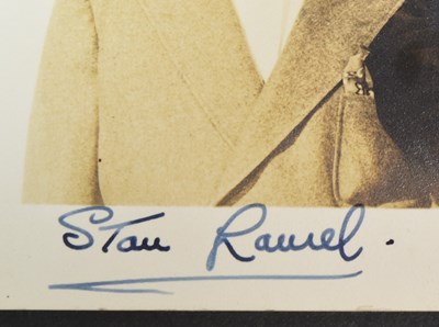 Lot 7 - STAN LAUREL (LAUREL & HARDY) - VINTAGE AUTOGRAPHED PHOTOGRAPH