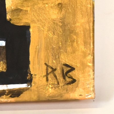 Lot 122 - RICHARD BAZLEY (B.1962) - 'STEAMBOAT WILLIE' - MIXED MEDIA PAINTING