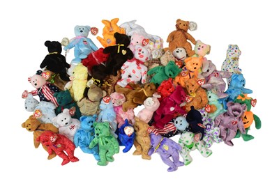 Lot 106 - BEANIE BABIES - COLLECTION OF X50 ORIGINAL TY BEANIE BABIES