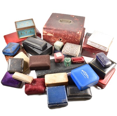 Lot 261 - LARGE COLLECTION OF JEWELLERY BOXES