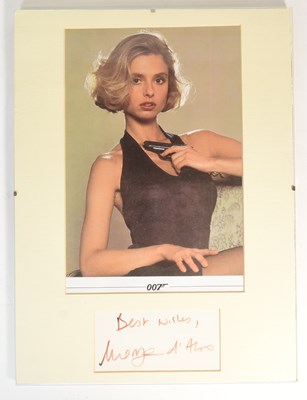 Lot 82 - JAMES BOND 007 - COLLECTION OF AUTOGRAPHS
