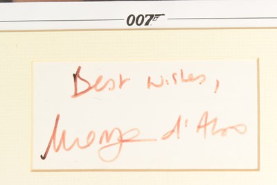 Lot 82 - JAMES BOND 007 - COLLECTION OF AUTOGRAPHS