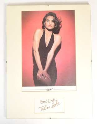 Lot 82 - JAMES BOND 007 - COLLECTION OF AUTOGRAPHS