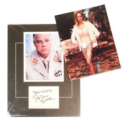 Lot 82 - JAMES BOND 007 - COLLECTION OF AUTOGRAPHS