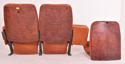 Lot 12 - TWO VINTAGE MID CENTURY CONJOINED CINEMA CHAIRS