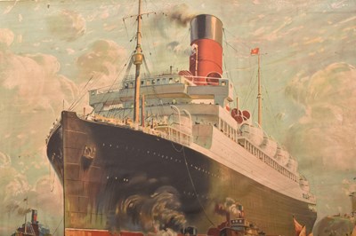 Lot 45 - CUNARD CANADIAN SERVICE - VINTAGE ADVERTISING POSTER