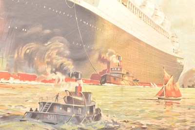 Lot 45 - CUNARD CANADIAN SERVICE - VINTAGE ADVERTISING POSTER
