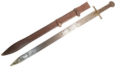 Lot 233 - EARLY 20TH CENTURY SUDANESE KASKARA SWORD